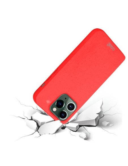 Carcasa biodegradable iPhone 14 Pro PBAT ecológico rojo