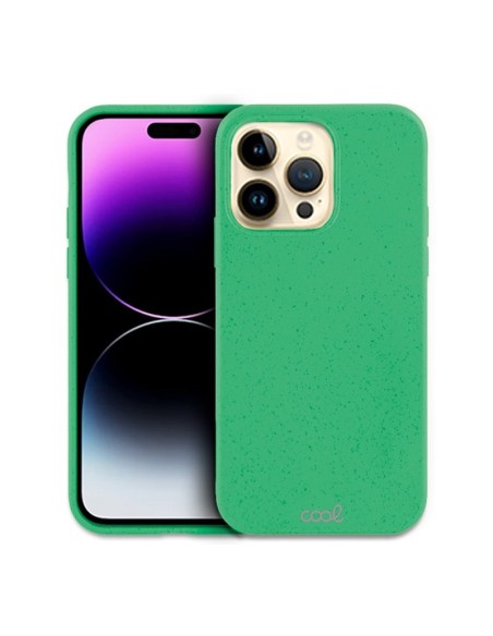 Carcasa biodegradable iPhone 14 Pro Max PBAT ecológico verde menta