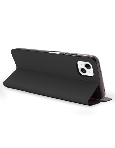 Funda libro soporte TPU iPhone 14 Plus Elegance negra