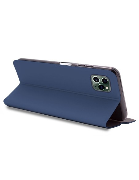 Funda libro soporte TPU iPhone 14 Pro Elegance azul marino