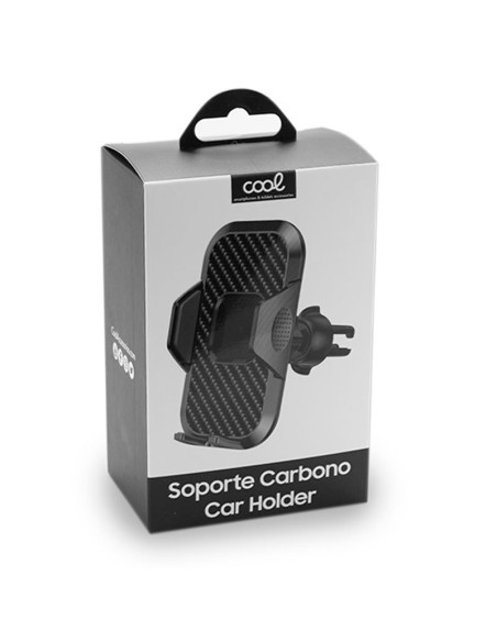 Soporte universal para coche carbono COOL negro