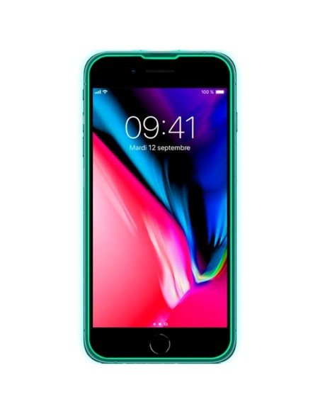 Protector pantalla vidrio templado neón iPhone 6 / 7 / 8 / (SE 2020) / (SE 2022)