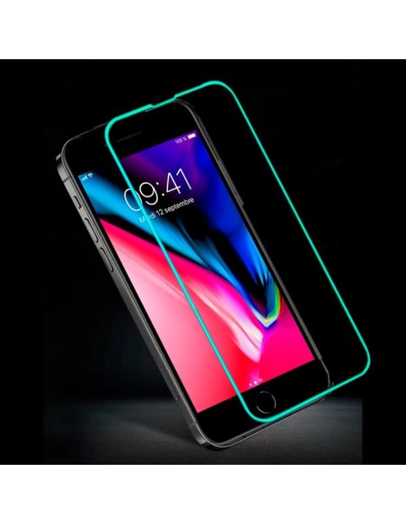 Protector pantalla vidrio templado neón iPhone 6 / 7 / 8 / (SE 2020) / (SE 2022)