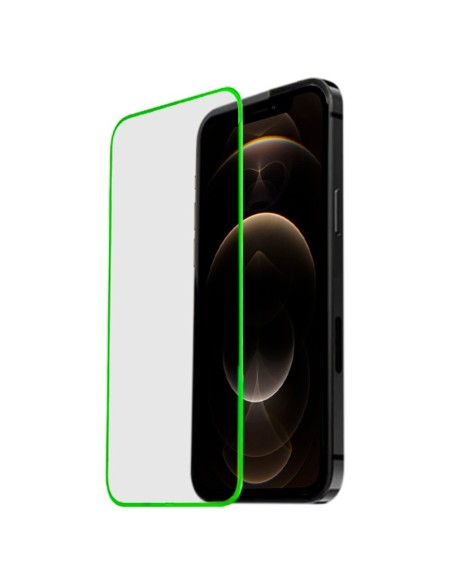 Protector pantalla vidrio templado neón iPhone 12 Pro Max