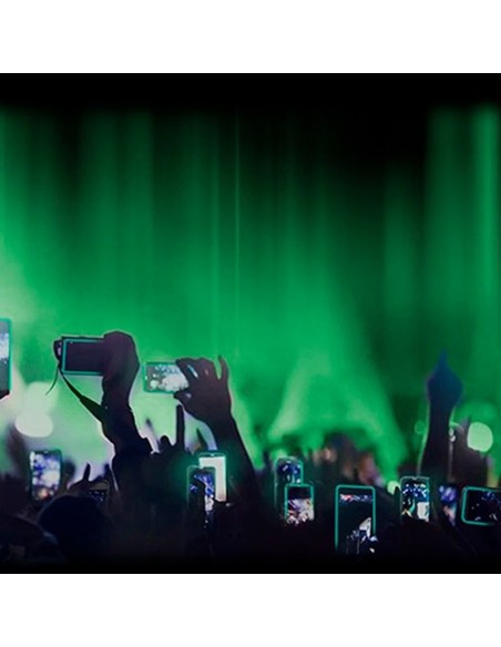 Protector pantalla vidrio templado neón iPhone 12 Pro Max