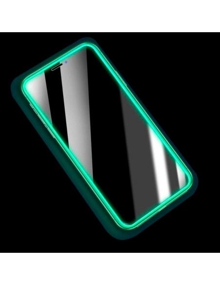 Protector pantalla vidrio templado neón iPhone 14 Pro