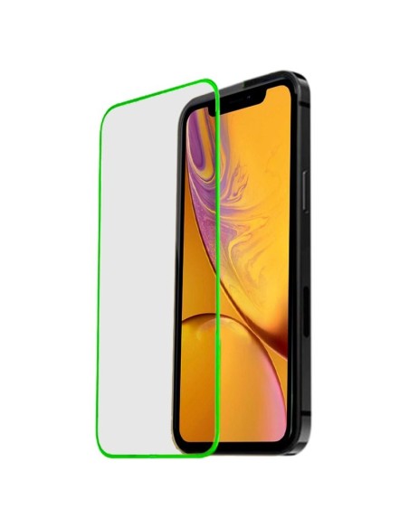 Protector pantalla vidrio templado neón iPhone XR / iPhone 11