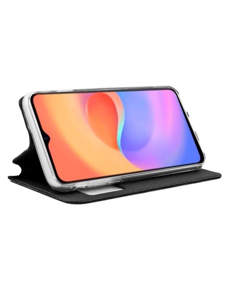 Funda libro soporte TPU ZTE Blade A52 negra