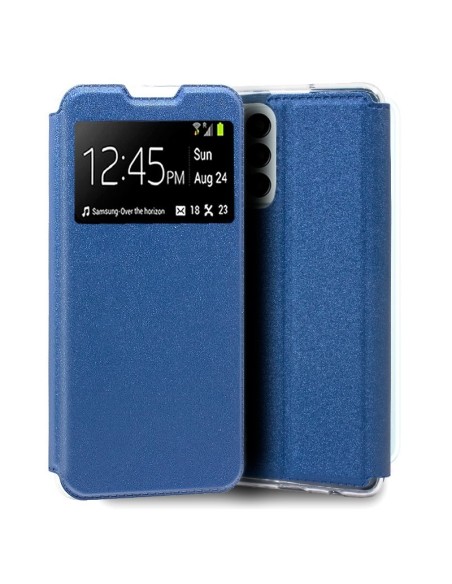 Funda libro soporte TPU Samsung M135 Galaxy M13 / A23 5G azul