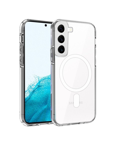 Carcasa TPU Samsung S901 Galaxy S22 magnética transparente