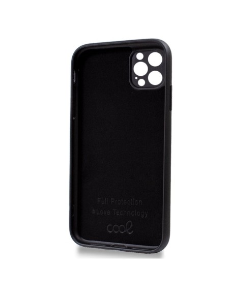 Carcasa TPU cama tela iPhone 14 Pro magnética negra