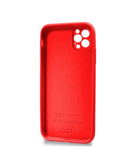 Carcasa TPU cama tela iPhone 14 Pro magnética roja