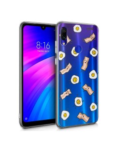 Carcasa TPU transparente Xiaomi Redmi 7 diseño Bacon