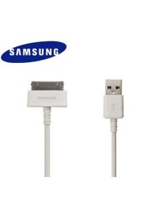 Cable USB original Samsung para Galaxy Tab 30 pines suelto (Bulk) blanco