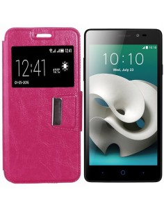 Funda libro soporte TPU ZTE Blade A450 rosa