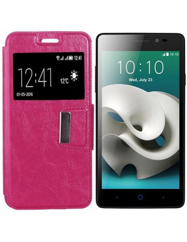Funda libro soporte TPU ZTE Blade A450 rosa