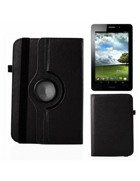 Funda libro polipiel soporte giratorio Asus FonePad ME371 negra