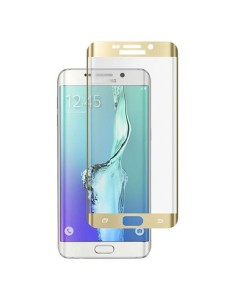Protector vidrio curvo especial Samsung Galaxy S6 Edge Plus (G928) dorado (3D)