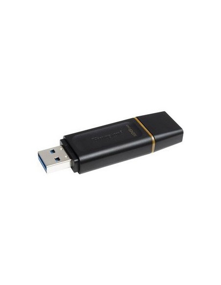 Pendrive 128GB USB 3.2 DataTraveler Exodia llavero negro y amarillo