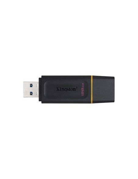 Pendrive 128 GB USB 3.2 DataTraveler Exodia llavero negro y amarillo