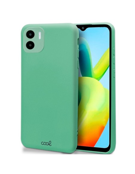 Carcasa TPU cama tela Xiaomi Redmi A1 verde menta