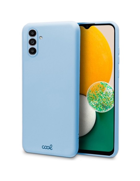 Carcasa TPU cama tela Samsung A136 Galaxy A13 5G / A04s azul celeste