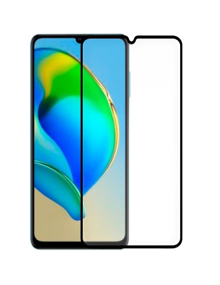 Protector pantalla vidrio templado ZTE Blade V40 Vita / Blade A72 negro (Pegado total 3D)