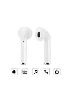 Auriculares manos libres estéreo Bluetooth i7 Mini TWS v5.0 blancos 2