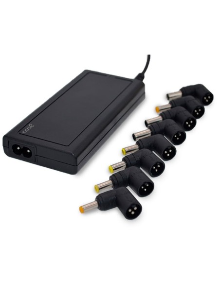 Cargador red universal PC's portátiles 90w automático COOL Slim + 10 conectores (USB QC 3.0)