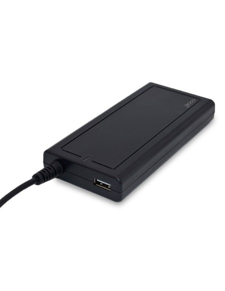 Cargador red universal PC's portátiles 90w automático COOL Slim + 10 conectores (USB QC 3.0)