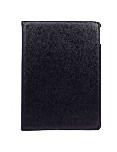 Funda soporte giratorio iPad Air / Air 2 / Pro 9.7 / iPad 2017 / iPad 2018 9,7 pulgadas polipiel negra