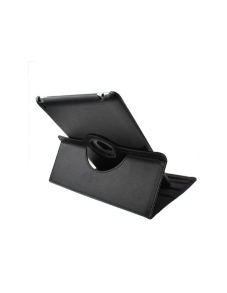 Funda soporte giratorio iPad 2 / iPad 3 / 4 polipiel negra