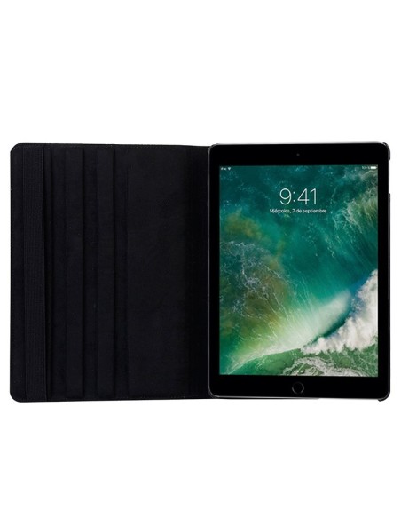 Funda soporte giratorio iPad Pro 10.5 / iPad Air 2019 10,5 polipiel negra