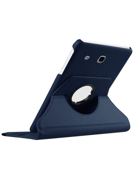 Funda soporte Samsung Galaxy Tab E 9,6 pulgadas T560 polipiel azul