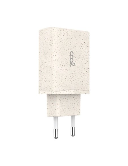 Cargador red universal Fast Charger (PD) toma dual tipo C / USB COOL Eco (20W)