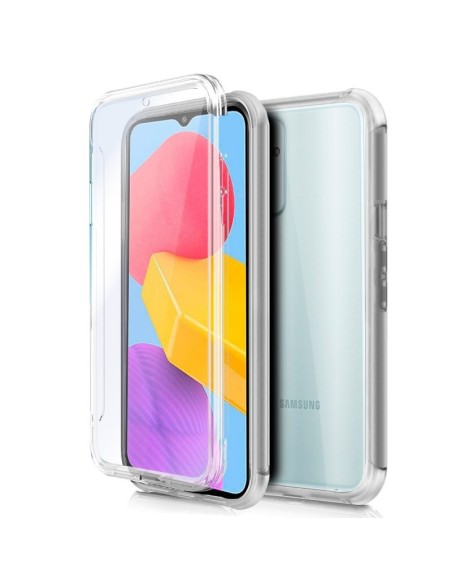 Funda gel TPU 3D Samsung M135 Galaxy M13 / A23 5G transparente (Frontal + trasera)