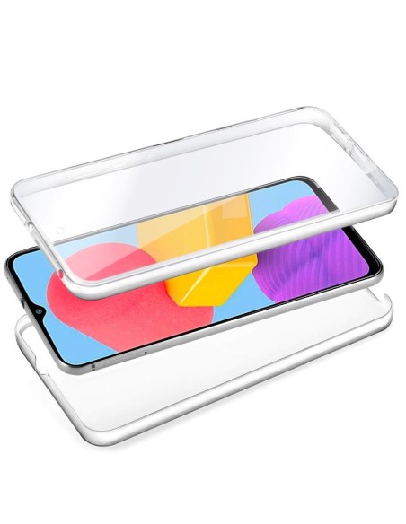 Funda gel TPU 3D Samsung M135 Galaxy M13 / A23 5G transparente (Frontal + trasera)