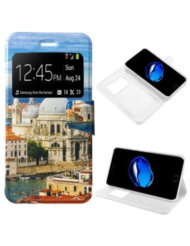 Funda libro soporte TPU iPhone 7 Plus...