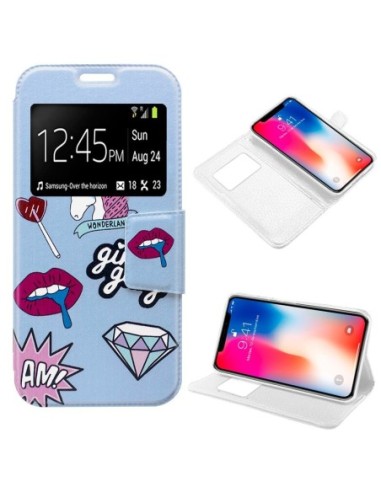 Funda libro soporte TPU iPhone X /...