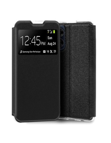 Funda libro soporte TPU Oppo A17 negra