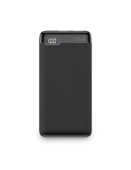 Batería externa universal Power Bank 10.000 mAh (2 x usb / 2A) COOL Slim negra