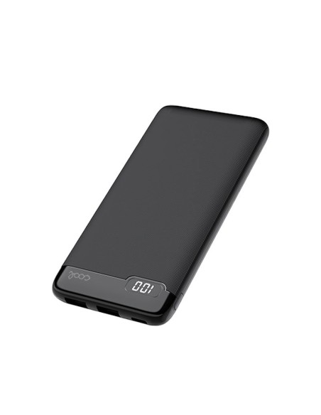 Batería externa universal Power Bank 10.000 mAh (2 x usb / 2A) COOL Slim negra