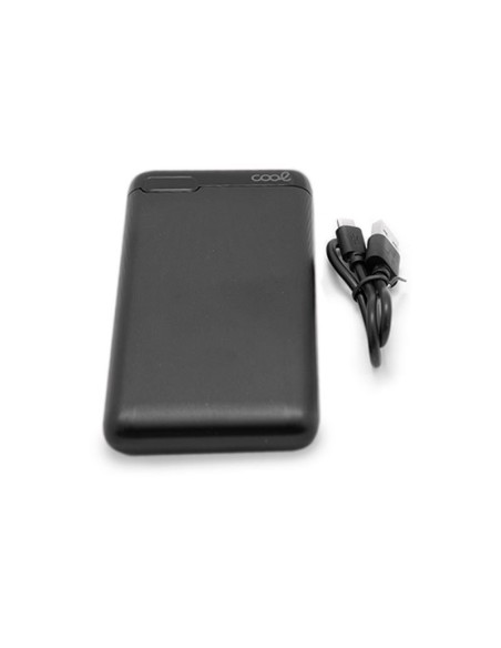 Batería externa universal Power Bank 10.000 mAh (2 x usb / 2A) COOL Slim negra