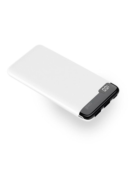 Batería externa universal Power Bank 10.000 mAh (2 x usb / 2A) COOL Slim Blanco