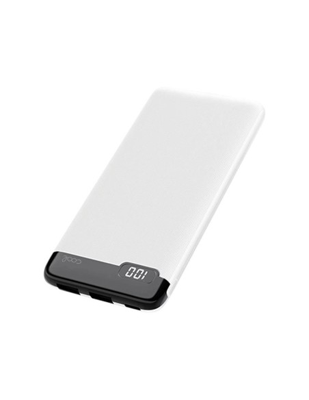 Batería externa universal Power Bank 10.000 mAh (2 x usb / 2A) COOL Slim Blanco