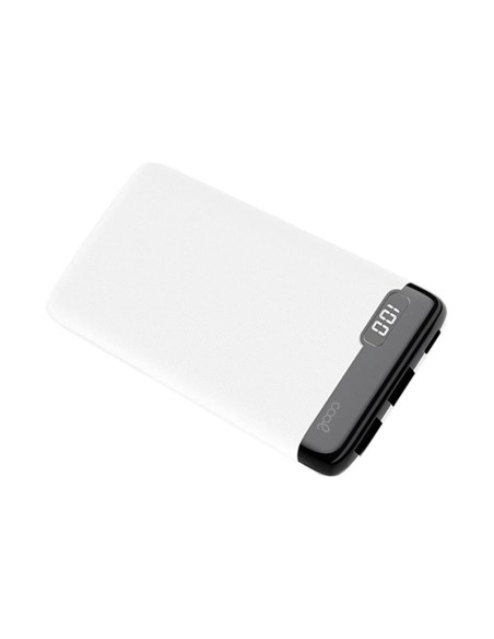 Batería externa universal Power Bank 10.000 mAh (2 x usb / 2A) COOL Slim Blanco