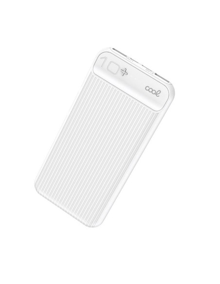 Batería externa universal Power Bank 10.000 mAh (2 x usb / 2A) COOL Boston Blanco