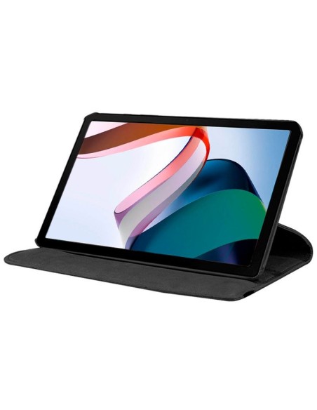 Funda soporte giratorio Xiaomi Redmi Pad polipiel negra