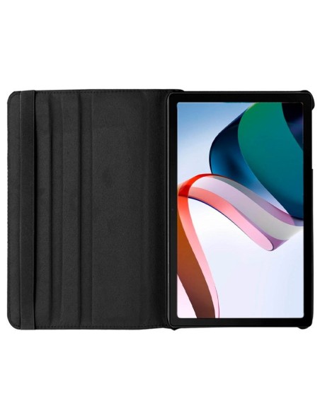 Funda soporte giratorio Xiaomi Redmi Pad polipiel negra