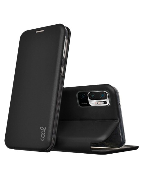 Funda libro soporte TPU Xiaomi Redmi 10 5G Elegance negra
